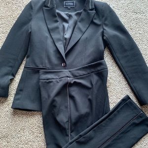 Le Chateau black suit, hardly worn